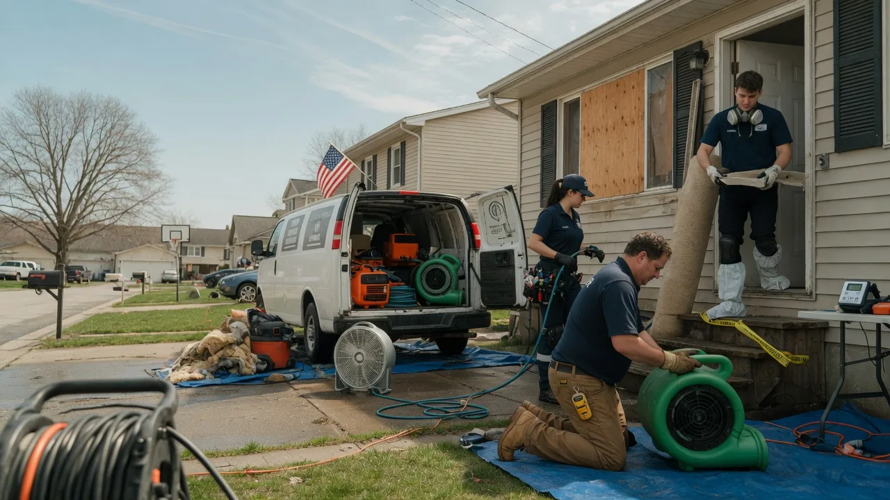 Water Damage Restoration in Mcclelland, IA near me